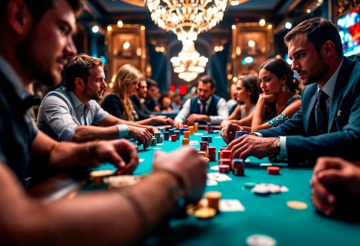 Three Card Poker deal interface on ohotogel